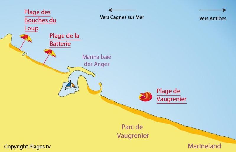 Marina Baie des Anges Seaview Apartment Villeneuve-Loubet Exterior photo
